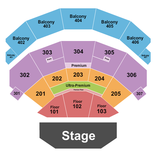 Dolby Live Mary J. Blige Seating Chart
